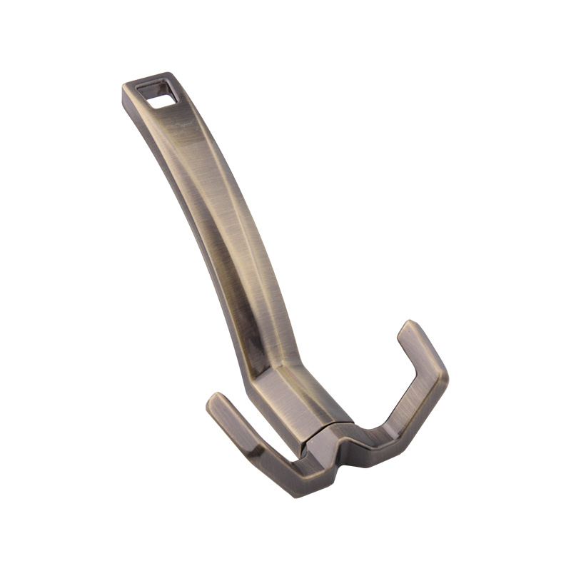 Gancho de ropa antiguo verde creativo de lujo ligero de aleación de zinc Y107